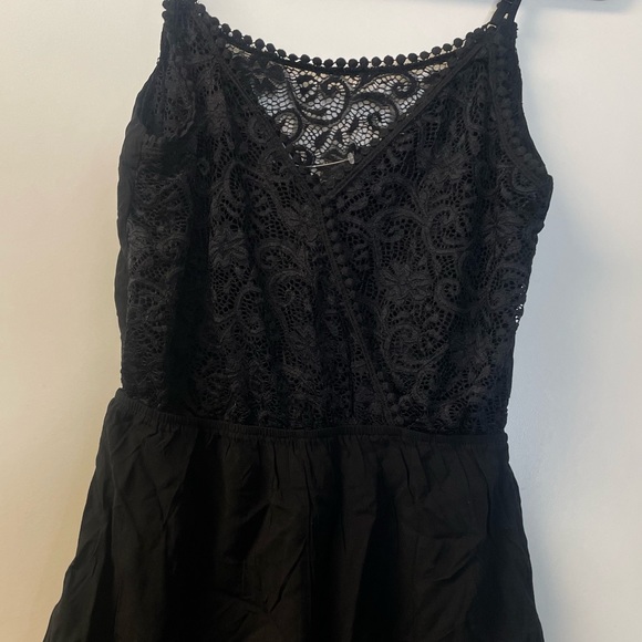 SOLD Offline New Black Ambiance Romper. Can be worn two ways. Ships in Gift Box - Picture 7 of 16